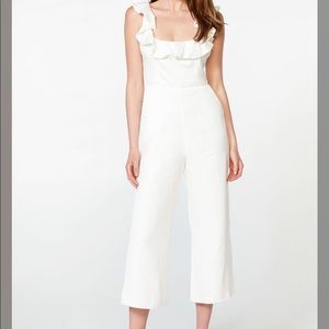Bardot Hilda Jumpsuit size 2 ivory